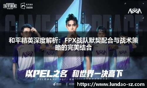 和平精英深度解析:FPX战队默契配合与战术策略的完美结合